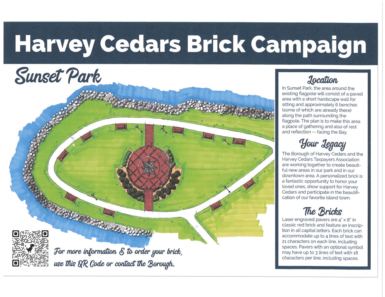 Harvey Cedars Brick Campaign Sunset Park Harvey Cedars